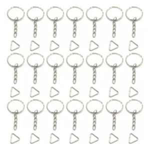 200 Argollas Para Llavero De 2cms Herraje Metálico