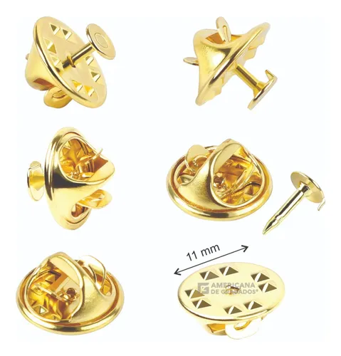 Pines Mariposa Tipo Broche, Para Joyería Con Tachuela