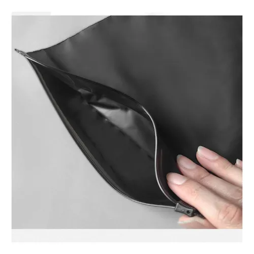 D_NQ_NP_656707-MCO81917295760_012025-O Bolsa de vinilo negra con zipper negro