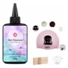 Kit Resina Uv Secado Ultra Rápido 100g Artesanías Joyería