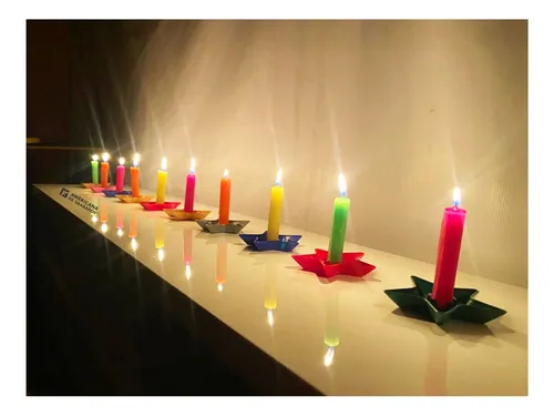 Porta Vela Navideñas Soporte X Dia Velitas