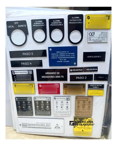 Lamina ABS  Doble Color Grabado Laser Co2, Gravoply 60x60cm