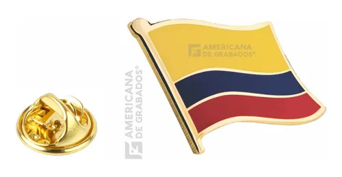 Pines Solapa Bandera De Colombia Broche