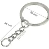 Argollas Para Llavero Premium 2.6 Cm Herraje Metálico