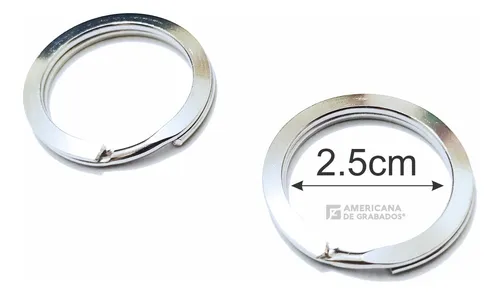 D_NQ_NP_817835-MCO72877189402_112023-O Argollas Para Llavero Premium 2.5 Cm Herraje Metálico